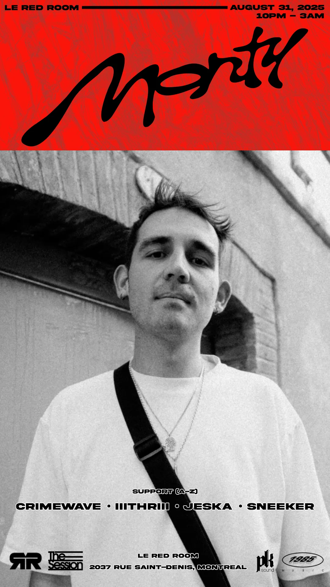 Affiche avec Monty – Montréal