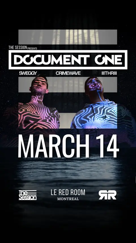 Flyer featuring Document One – Montréal