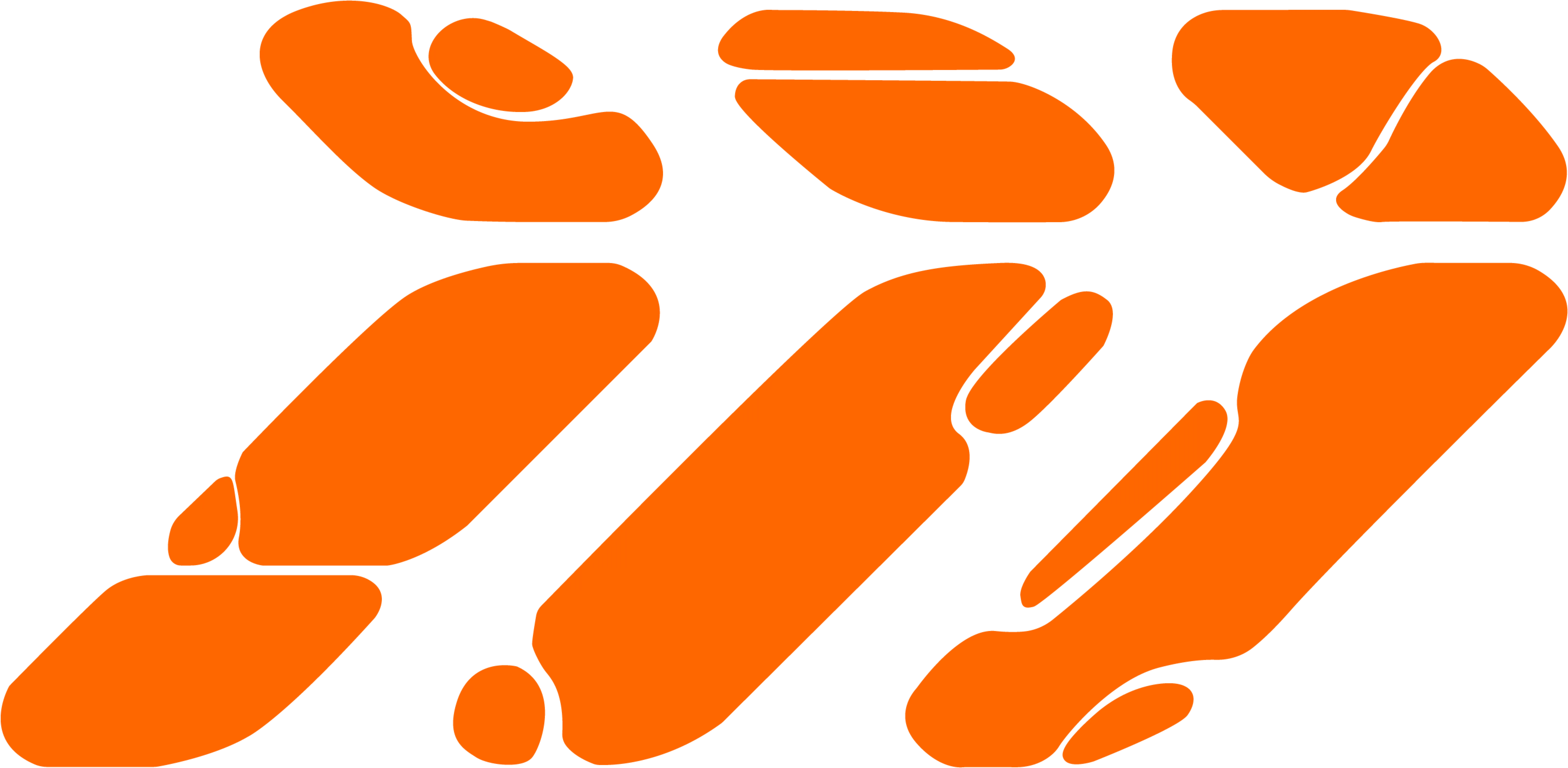 IIITHRIII – stylized orange organic logo for Montréal Drum & Bass artist and Art Director